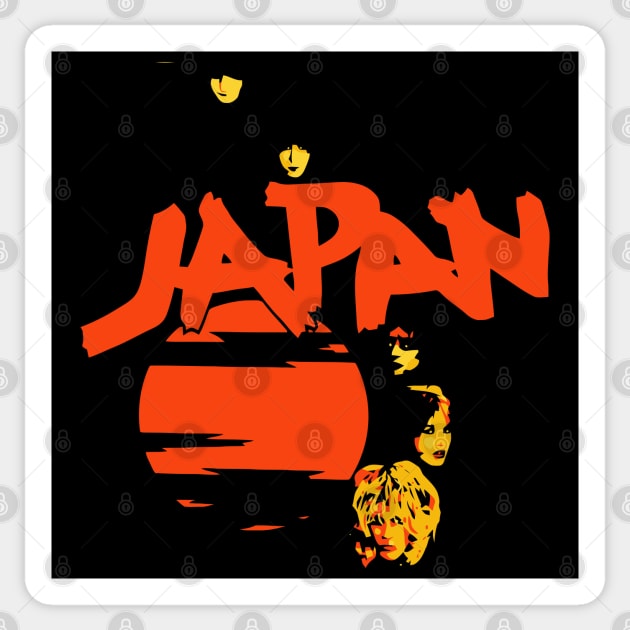 Japan [][][] 80s Retro New Wave FanArt Sticker by darklordpug